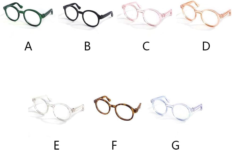 2Pcs Black Pet Dog Cute Glasses Clear Lens Retro Glasses Photo Props Transparent Cat Sun Glasses for Small Dogs Cats Cosplay Costume Dog Sunglasses