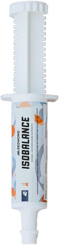 Redmond IsoBalance Horse Electrolyte Paste, Equine Performance and Mineral Rich Hydration Formula