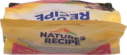 Nature's Recipe Grain Free Dry Dog Food, Salmon, Sweet Potato & Pumpkin Recipe, 4 lb. Bag