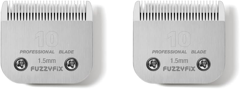 2 Pcs Dog Clippers Replacement Blade Compatible with PC615 and PC811, Detachable Pet Dog Grooming Clipper Stainless Steel Blade #10