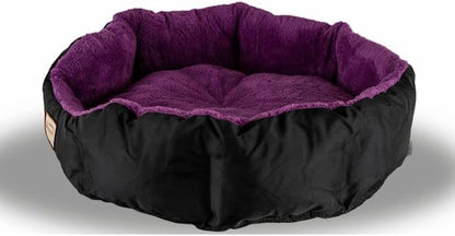 Armarkat Large, Soft Cat Bed - C101NH/ZH, Mulberry/Black (C101HNH/ZH)