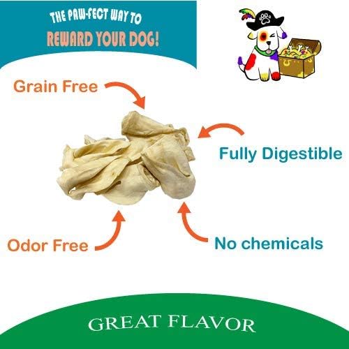 Cow Ears Dog Treats (15 Pack) - Whole Thick Cow Ear Dog Chews - Safe Rawhide Alternative - Cow Ears for Dogs