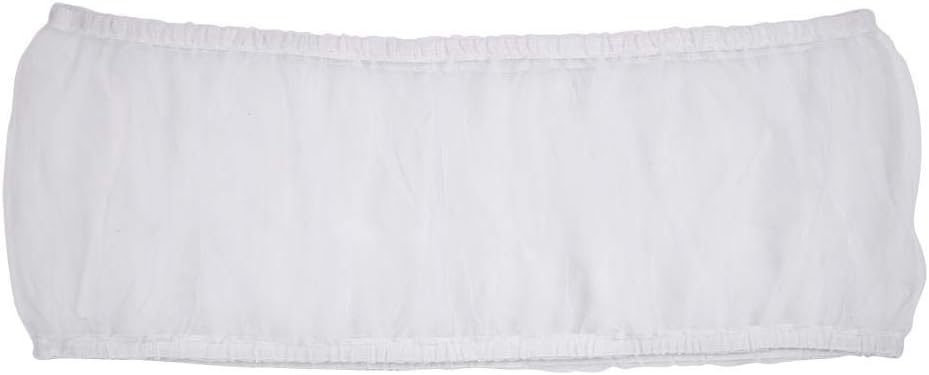 Birdcage Nylon Mesh Net Cover Guard Pet Birds Parrot Cage Seed Catcher Soft Ventilated Birdcage Skirt M Size(White)