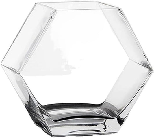 Fish Tank Glass Fish Tank Thickened Transparent Desktop Decorative Office Creative Goldfish Bowl Vase(10.2cm)