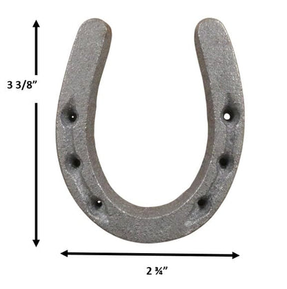 Small CAST Iron Horseshoes • Crafts Home DÉCOR, Horseshoe/Horse Shoe, Small Tiny NIKNAK - Pack of 10-3 3/8" Long x 2 3/4 Wide