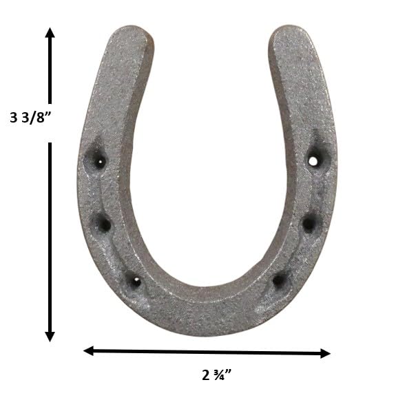 Small CAST Iron Horseshoes • Crafts Home DÉCOR, Horseshoe/Horse Shoe, Small Tiny NIKNAK - Pack of 10-3 3/8" Long x 2 3/4 Wide