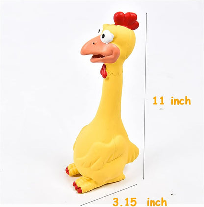 Horse Toys, Rubber Chicken Squeaky Toys Play Reduce Separation Anxiety Fetch,Horse Play Ball Soccer Ball.for Medium or Large Pet Breeds Dog