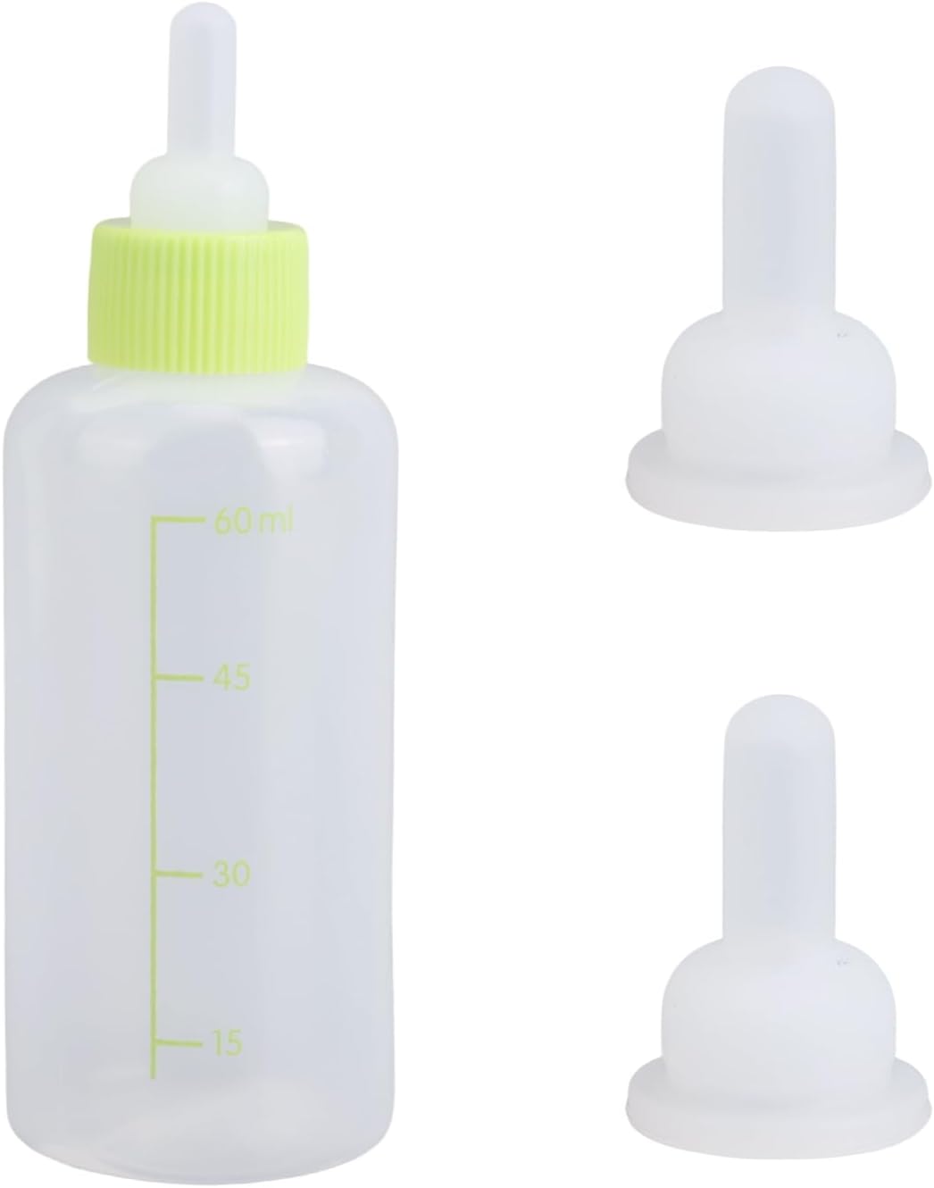 Kitten Bottle Feeding Kit, Professional Kitten Nursing Bottle with Nipple & Cleaning Brush Newborn Pet Feeding Supplies for Baby Cat Puppies Rabbits & Small Animals