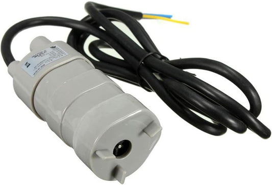 JT-500 DC 12V Submersible Water Pump - 5M High Head 600L/H (10L/min) for Aquarium/Pond/Fountain, 6-15V Adjustable Motor