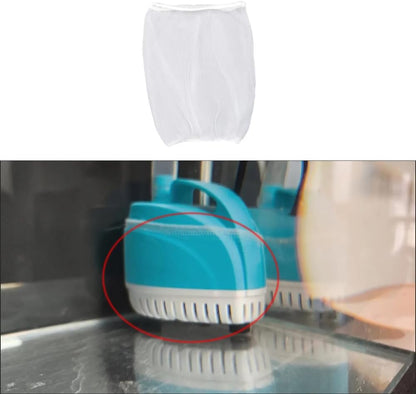 50 Pack Internal Aquarium Filter Mesh Covers Disposable Mesh Bag Pre-Filter Net Socks for Aquarium Internal Filter Submersible Power Filter Fish Tank Filters Water Pump Turtle Tank Pumps