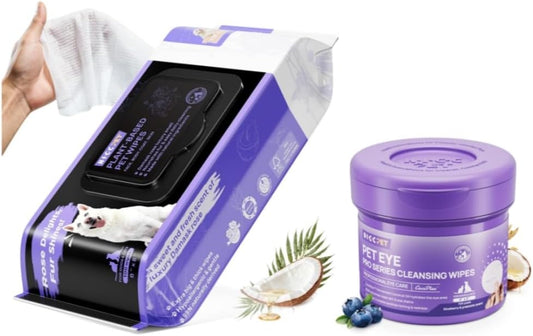 HICC PET Grooming Wipes and PET Eyes Wipes