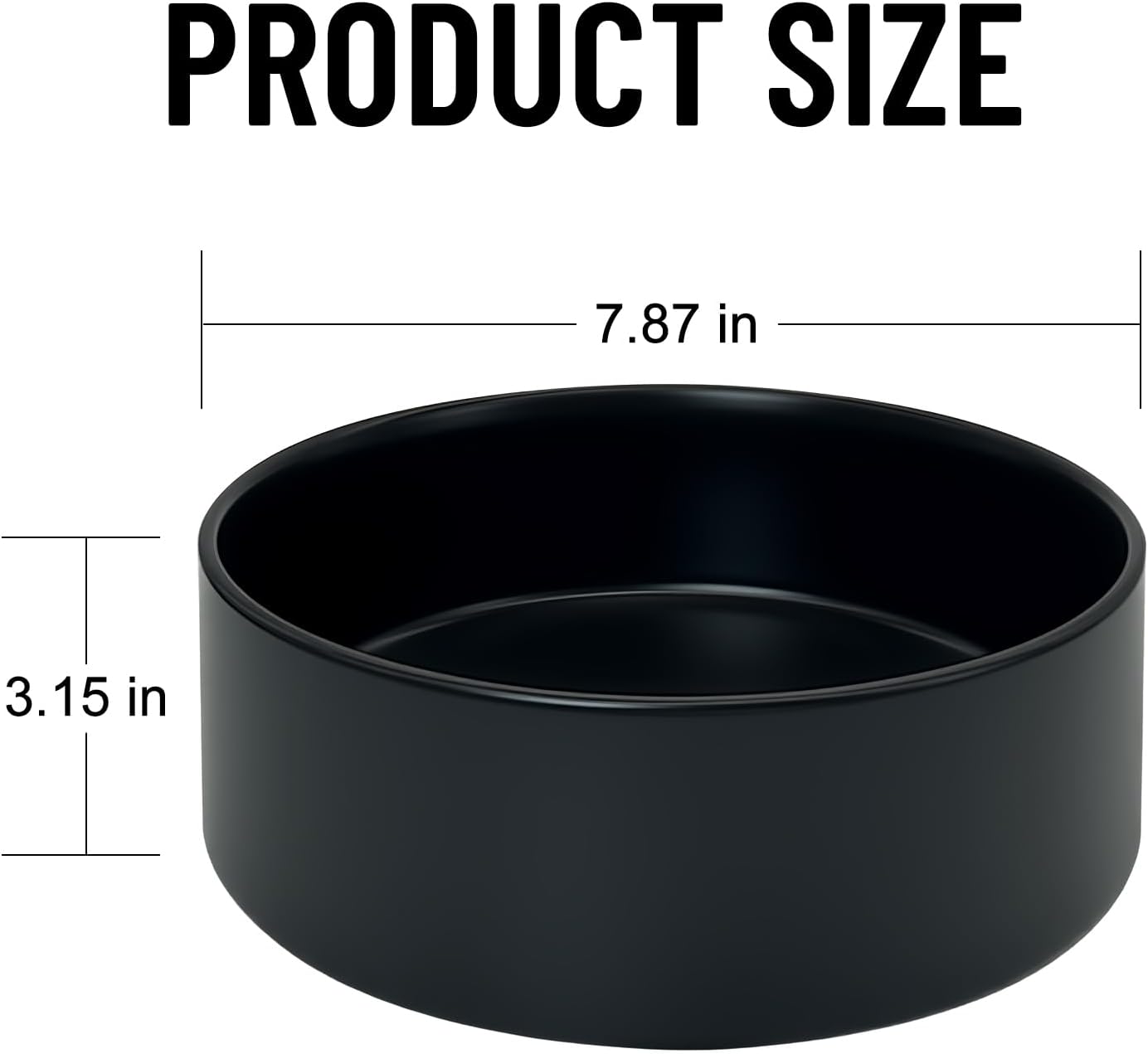 Snake Bathing Pool, Snake Water Bowl Dish, Reptile Soaking Dish,Reptile Terrarium Habitat Accessories for Snakes,Easy Cleaning,7.87''×7.87''×3'',Black
