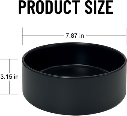 Snake Bathing Pool, Snake Water Bowl Dish, Reptile Soaking Dish,Reptile Terrarium Habitat Accessories for Snakes,Easy Cleaning,7.87''×7.87''×3'',Black