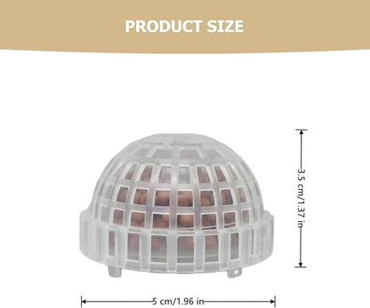 3 PCS Aquarium Moss Ball Holder Professional Aquarium Plant Holder Plastic Moss Ball Fish Tank Plant Holder with Filter Stone for Fish Tank Accessories