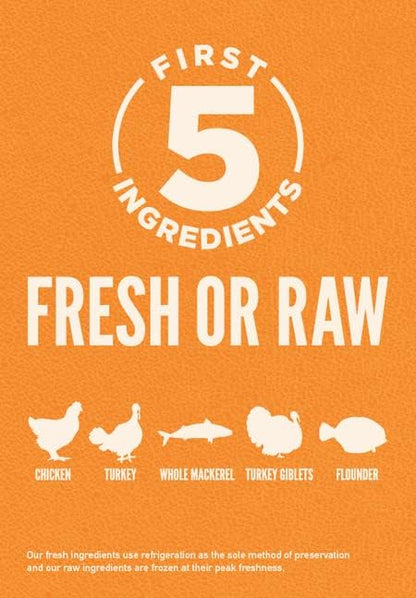 Orijen 2 Pack of Cat & Kitten Grain-Free Dry Food, 4 Pounds Each, Made in The USA