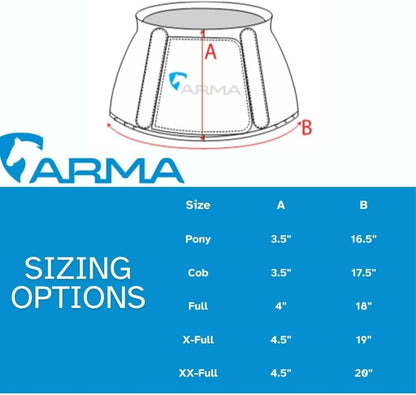 Shires Arma Overreach Bell Boots: Protect Your Horse's Hooves in Style Baby Blue/Pony