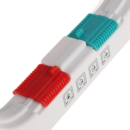 4 Way Lockable Pet Cat Small Dog Flap Door, Pet Security Flap Door with Double Flap Weatherproof Design, Easy Install DIY Project for Interior and Exterior Walls, White Plastic Pet