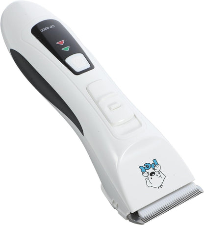 Hemoton Electric Pet Hair Clipper for Dogs Cats Rechargeable Grooming Tool Safe Hair Trimmer with Cleaning Brush and Position Comb Accessories for Pet Grooming at Home