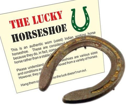 Authentic Used Horseshoe Black - Good Luck Charm - Rustic - Lucky Gift Feng Shui Positive Energy