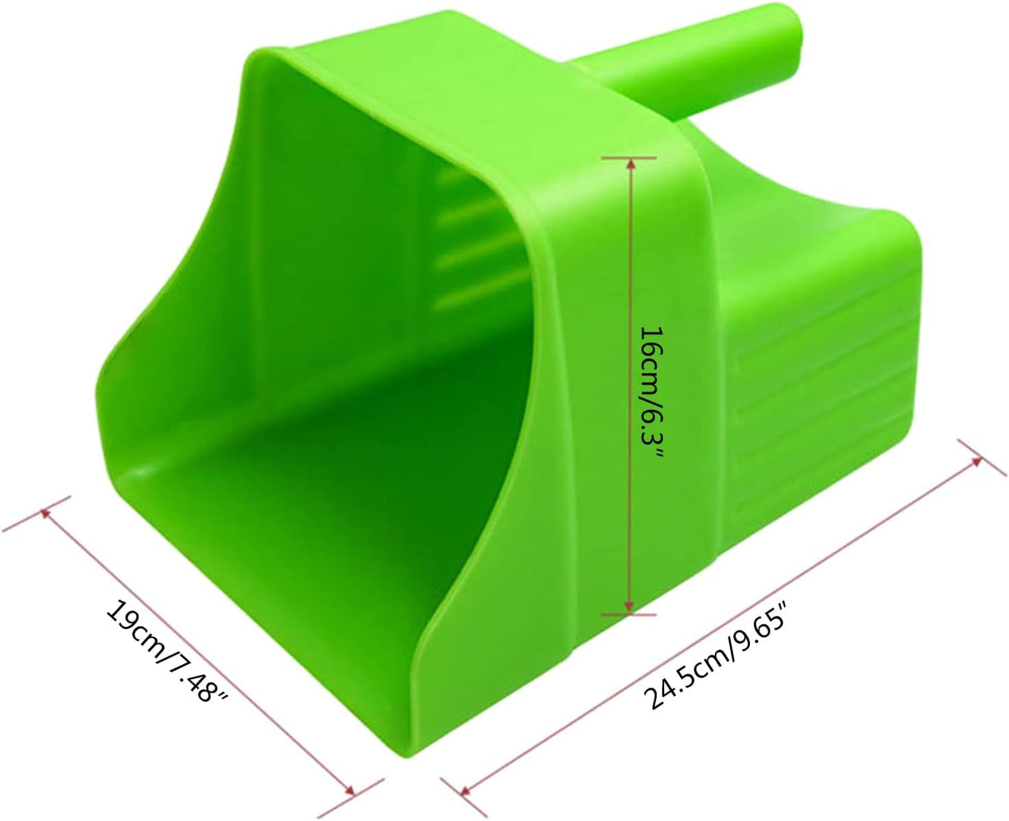 Pet Feed Scoop Plastic Utility Scoops For Feeding Horses Goats Sheep Bird Scooper Food Service Ice Scoopers Plastic Scoop