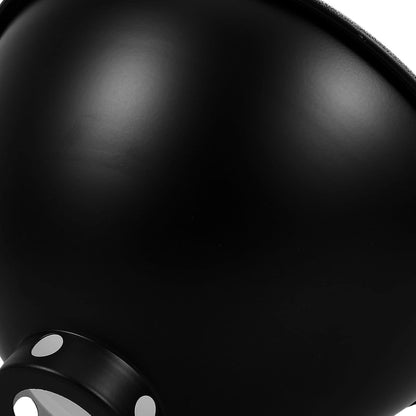 Reptile Lampshade Heat Lamp Protector Insulation Reflector 8.5-Inch Black Exterior White Interior for Reptile Box Heating Habitat Lighting