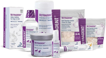 VETRADENT Dental Wipes for Dogs and Cats, 60ct