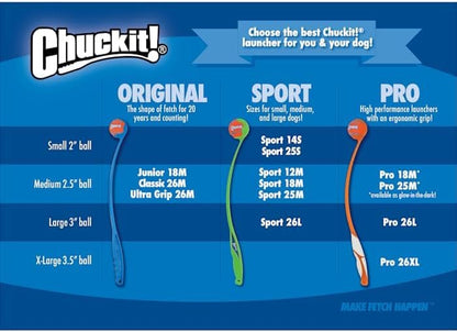Chuckit Mini Ball Launcher 14 Inch Assorted Colors