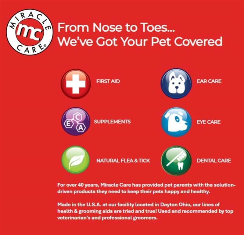 Miracle Care Kwik Stop Styptic Powder for Dogs, Cats and Birds, 0.5 Ounce, Fast Acting Blood Stop Powder with Pain Relieving Benzocaine