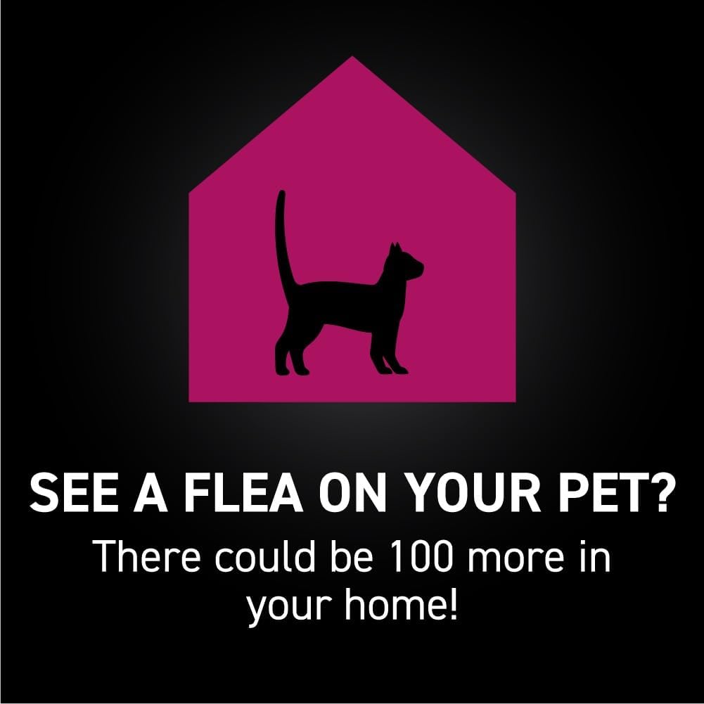 NEXTSTAR Flea and Tick Prevention for Cats, Repellent, Treatment, and Control, Fast Acting Waterproof Topical Drops for Cats Over 3.5 lbs, 3 Month Dose