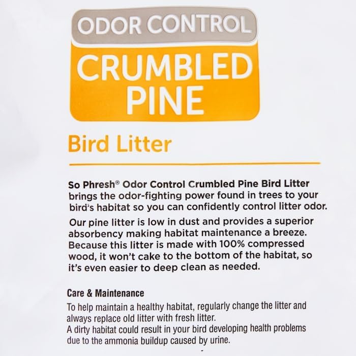 So Phresh Odor Control Crumbled Pine Bird Litter 10 lbs.