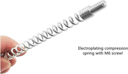 SHENGOCASE 5-Pack Feather Toy Replacement, Spring Rod with M6 Screw, Interactive Hanging Toy, Cat Tree Scratching Post Accessories