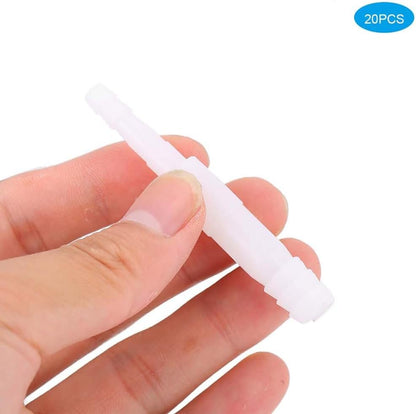 20pcs Transparent PVC Tube Connector Set Air Pump Hose Converter Aquarium Hose Adapter Tubing System Accessories