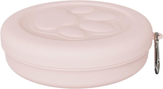 Travel Dogs Bowls for Small Size Pet Portable Dog Food Bowl Water Cup Cats Bowl Dish with Lid Cover for Camping Parking Dog Bowls with Lid