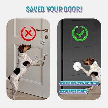 Wireless Dog Door Bell - Dog Bells to Go Outside for Potty Training, Dog Buttons for Communication, 58 Melodies & 4 Volume Pet Doorbell