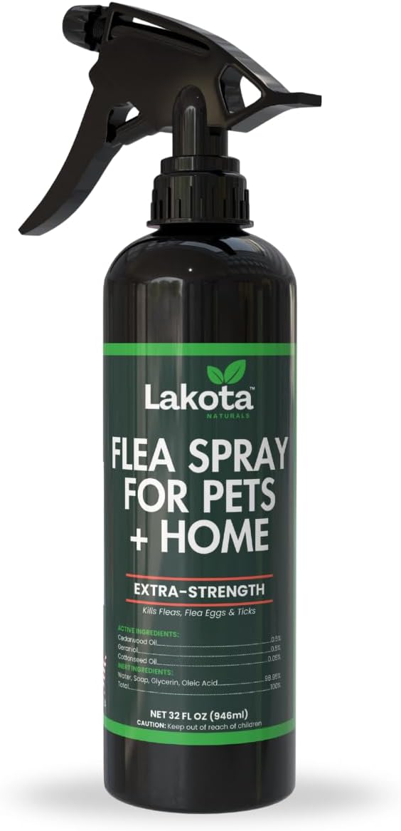 Flea Spray for Pets and Home Extra-Strength - 32oz