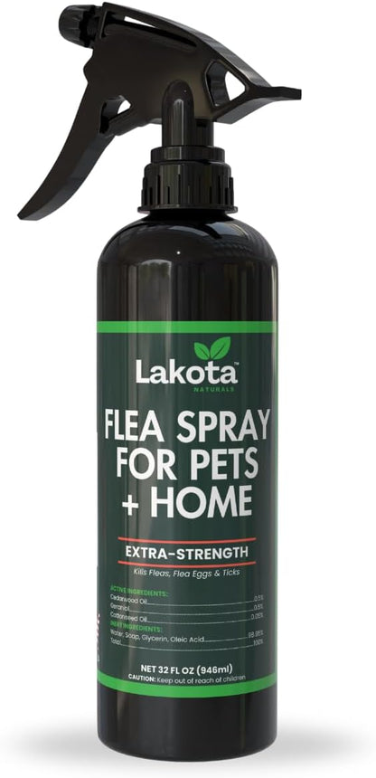 Flea Spray for Pets and Home Extra-Strength - 32oz