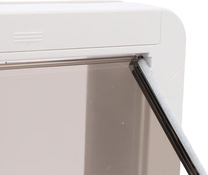 Smart Cat Door Automatic Sensing Tech with Seamless Pet Navigation, 2 Way Entry Exit Options, Easy to Install & Use,Easy Clean Plastic, Multiple Safety Guards for Home