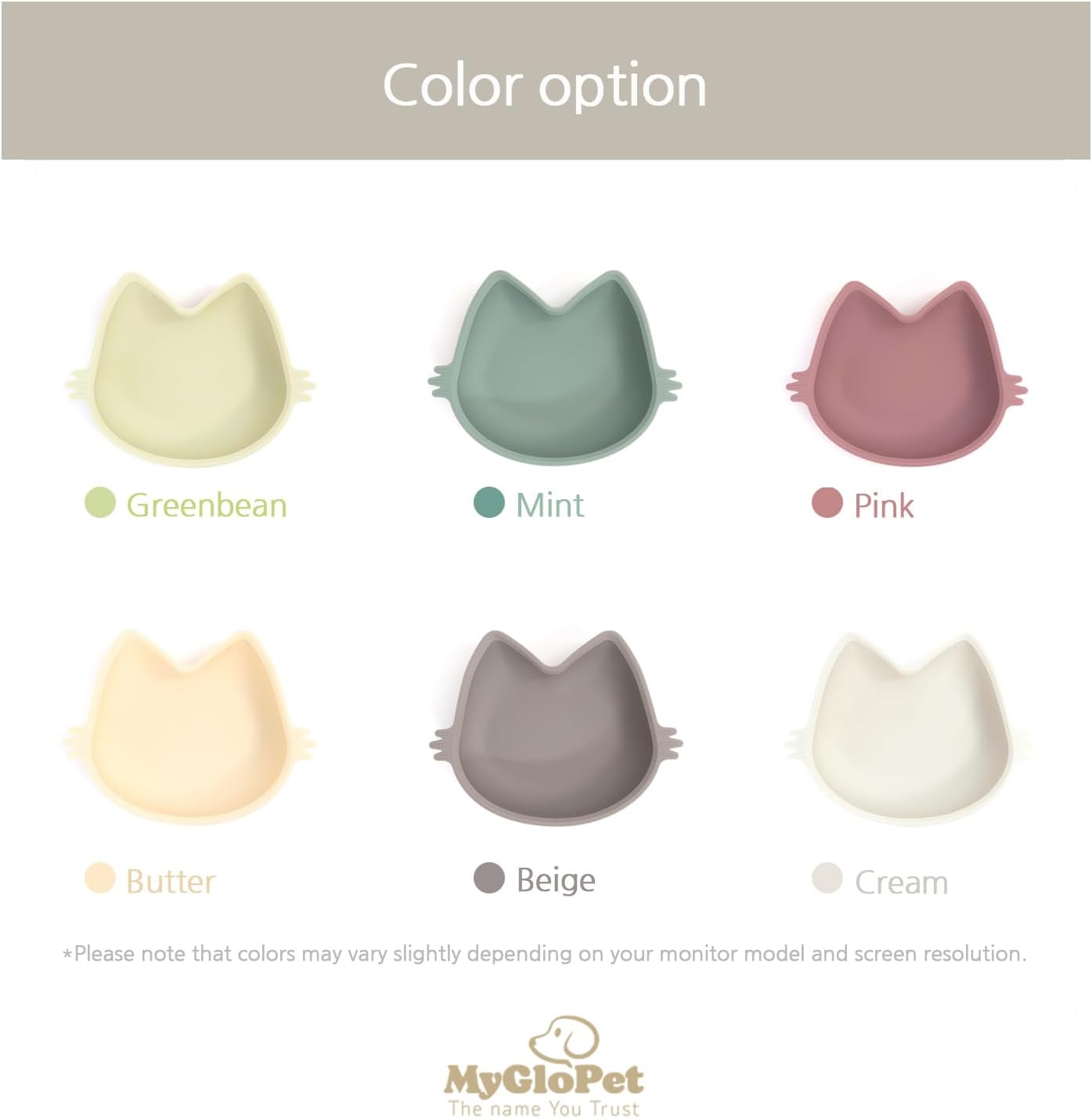 Platinum Silicone MoaCat Bowl, Wellbeing Pet Bowl, Premium, Odorless, BPA-Free, Food-Grade, Microwave & Dishwasher Safe, Sensitive Stomach, Eco-Friendly Travel Bowl (Cream)