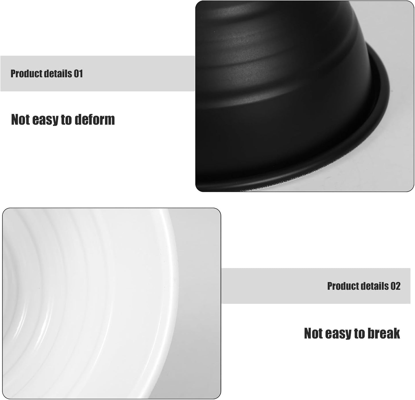 Reptile Heat Lamp Cover 5.5 Inch Reflector Lampshade with Black Exterior White Interior Coating Reptile Tank Accessory for Terrariums and Habitat Lighting