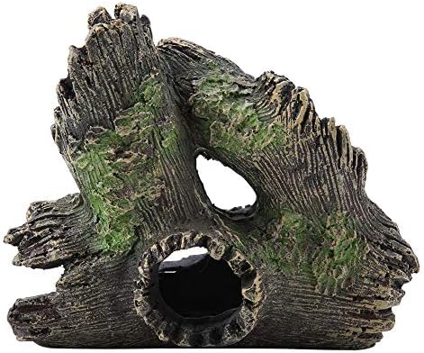 FTVOGUE Aquarium Driftwood Artificial Wood Tree Trunk Root Shrimp Spawning Ground Cave Fish Vivarium Decoration(ST-004C)