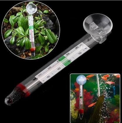 LABO Floating Aquarium Thermometer – Glass, Mercury-Free Fish Tank Thermometer, Safe Thermometer for Fish Tank, Ideal for Freshwater and Saltwater Aquariums