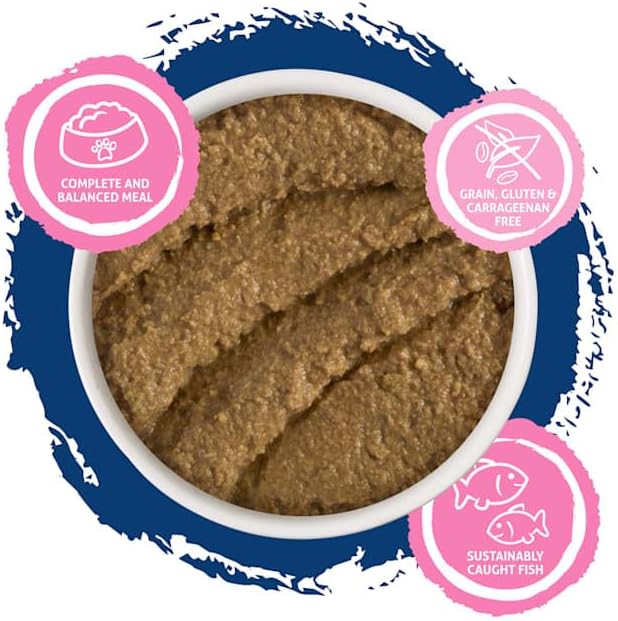 Soulistic Pate Duck & Tuna Dinner in a Hydrating Puree Wet Cat Food, 2.8 oz., Case of 12