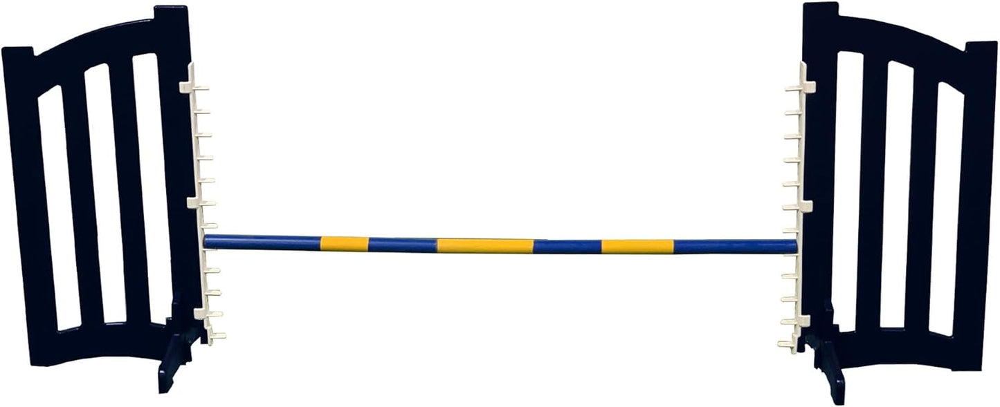 Handlers Choice Adirondack Agility Wing Jumps with Bar - Black