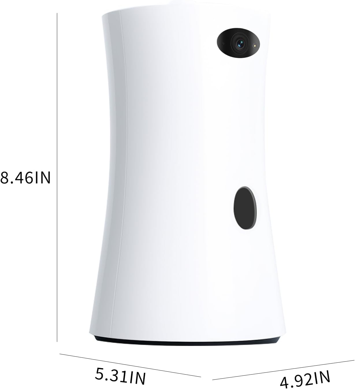 Pet Camera, 360°View Dog Camera Treat Dispenser WiFi with Phone App, Two Way Audio, Night Vision, Remote Treat Tossing, Motion Alert, Interactive Toy for Pet Dog Cat Puppy