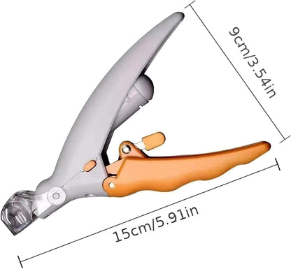 Cat Nail Clipper - Pet Grooming Trimmer with Magnifying Mirror, Ergonomic Dog Toenail Clippers | Gentle Grooming Scissors for Kitten Puppy Rabbit Hamster Small Animal Care, Salon Trimming