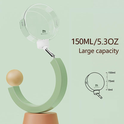 Marchul Adhesive Hamster Water Bottle No Drip with Sticky Hook & Clips for Acrylic Hamster Tank and Cages with Width Less Than 0.4inch