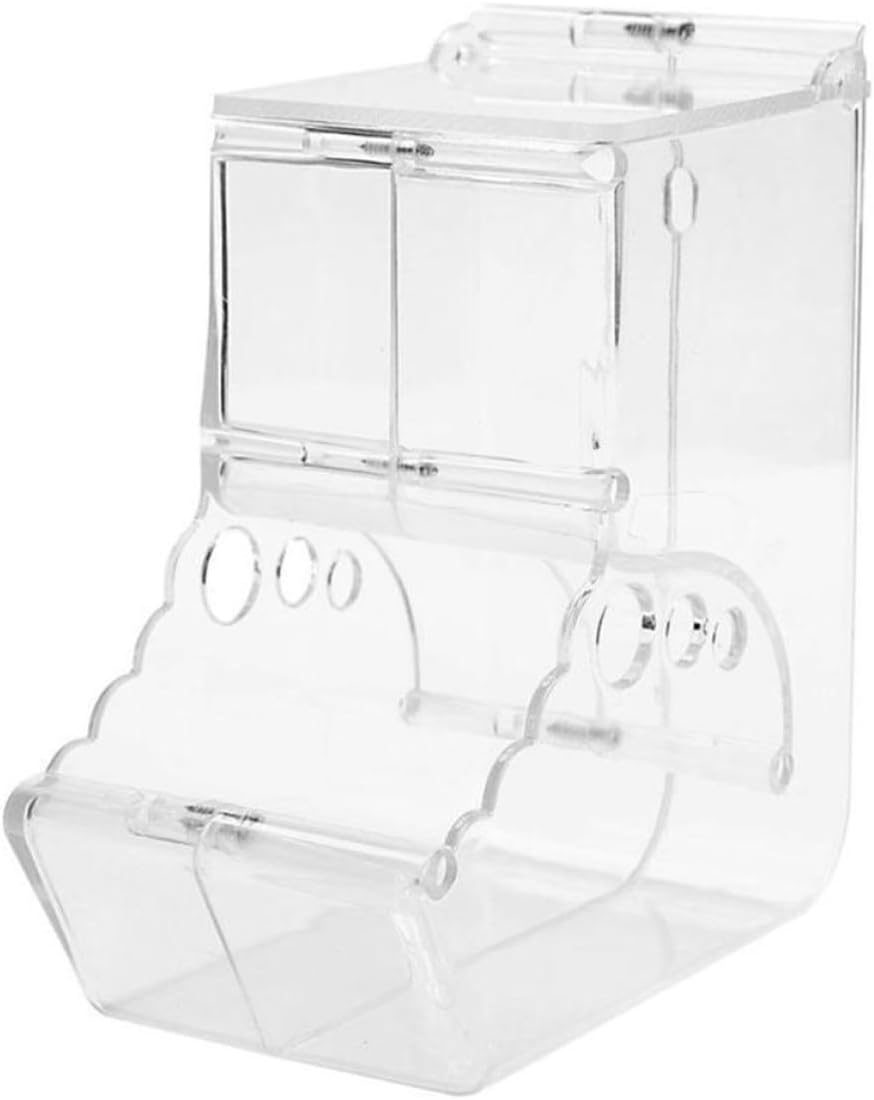 Luxshiny Automatic Hamster Feeder Bowl Anti-Tip Food Holder for Small Animals Cage Feeding, Suitable for Hamsters, Squirrels, Hedgehogs, and Guinea Pigs