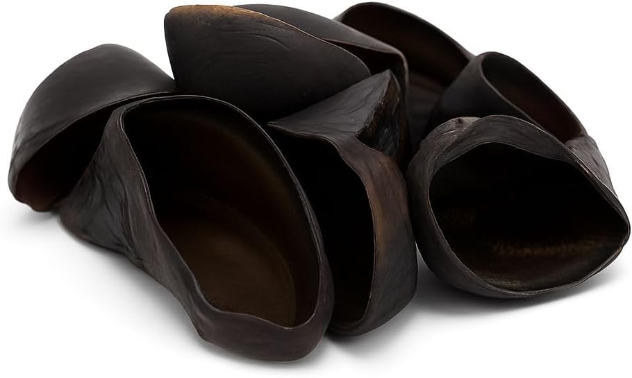 Jack & Pup Cow Hooves for Dogs, Natural Long Lasting Dog Hooves for Large and Small Breeds, Single Ingredient Cow Hoof, Dog Treats Alternative for Rawhide and Bully Sticks - 12 Pack