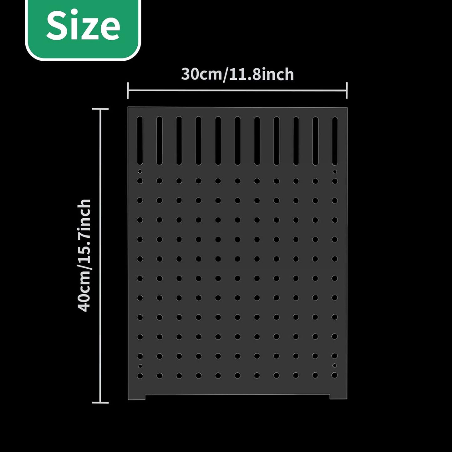 Aquarium Fish Tank Divider Acrylic Isolation Grid Board with Suction Cups Included Clear Fish Separator Transparent Plate Baffle Cover Blocking Fish Partition Net 30x40cm/11.81x15.74in