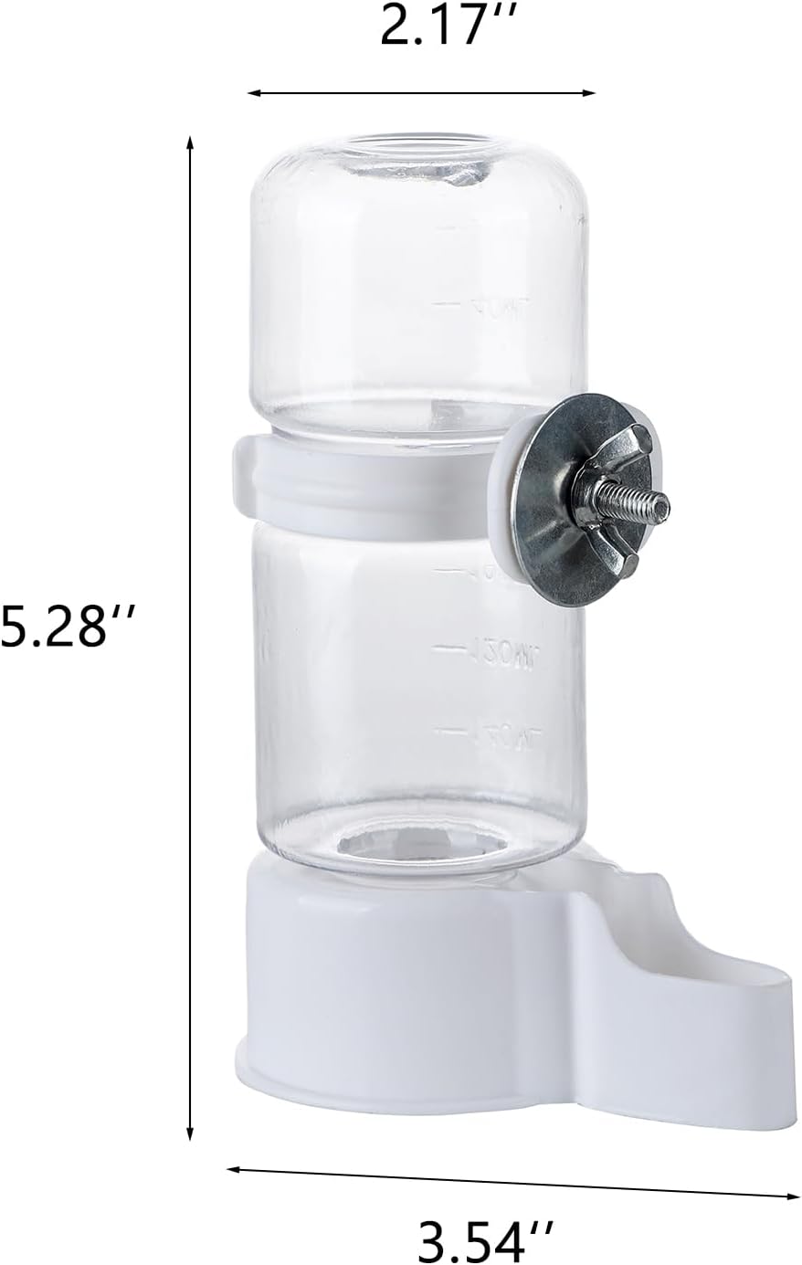 IBWell Automatic Bird Water Dispenser No Mess Parrot Feeder Automatic Bird Feeder Rabbit Watering System